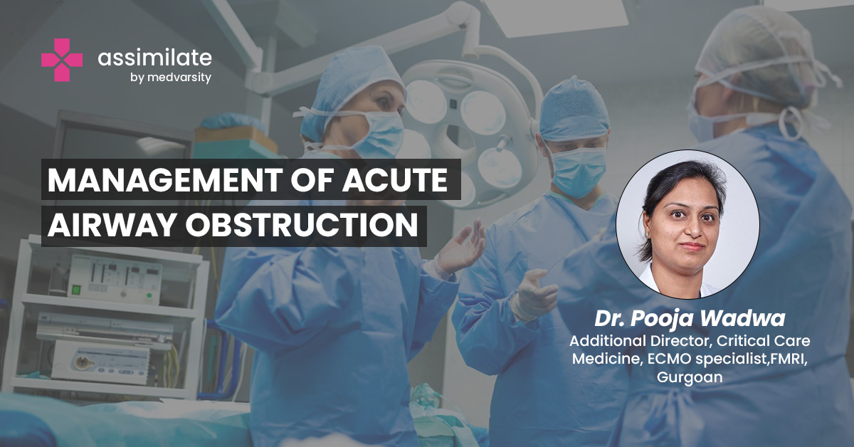 Management of Acute Airway Obstruction