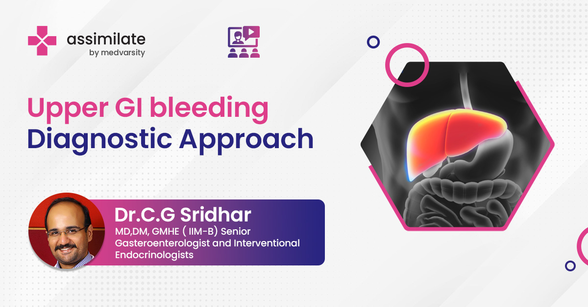 Upper GI bleeding : Diagnostic Approach