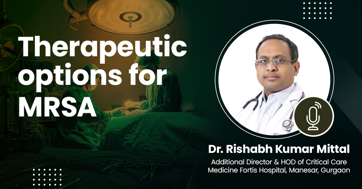 Therapeutic options for MRSA