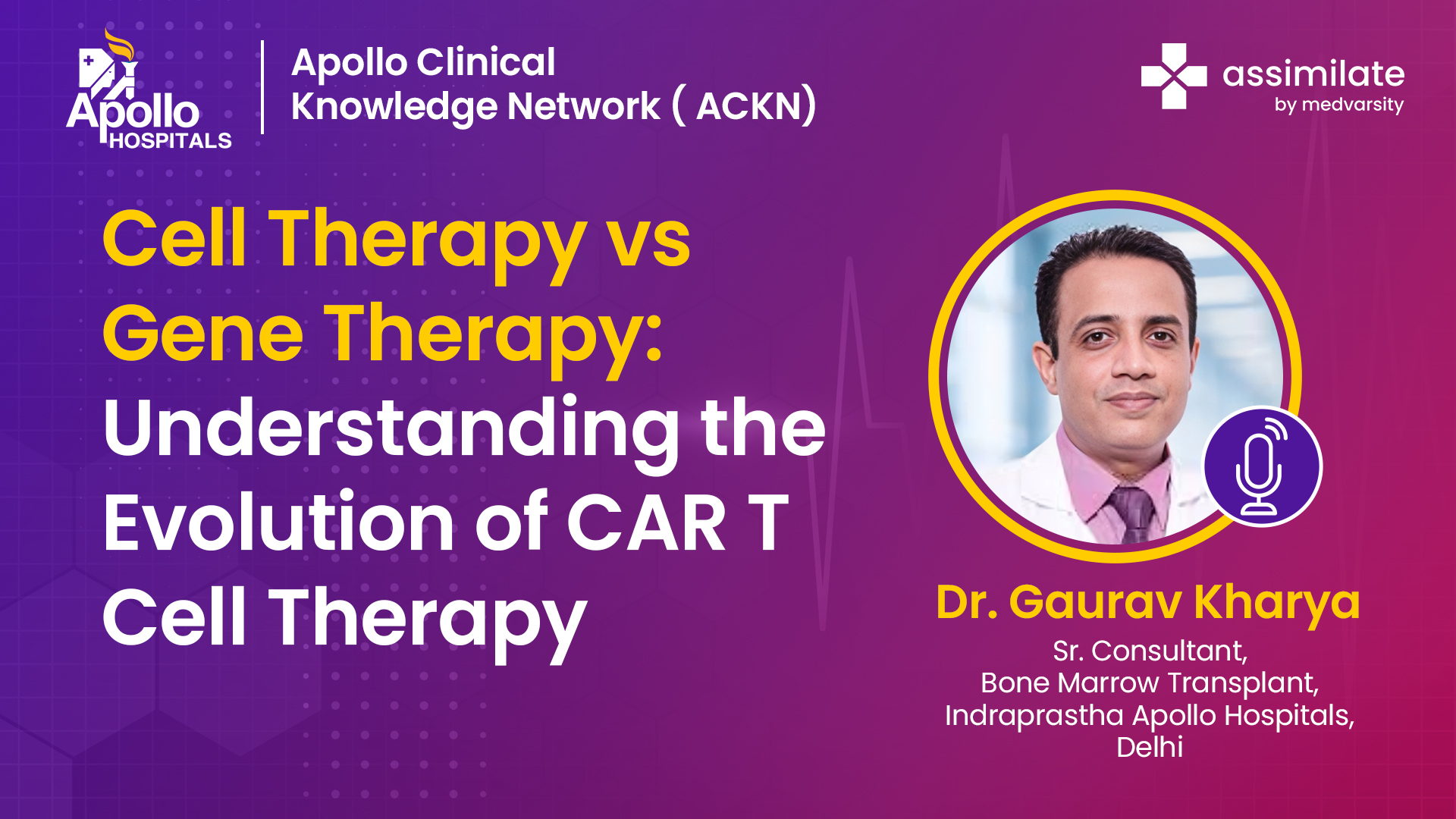 Emerging Role of Cell and Gene Therapy