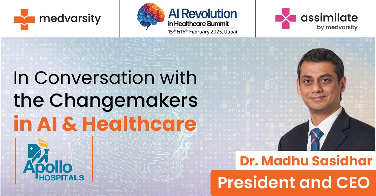 In Conversation with Changemakers in AI & Healthcare by Dr. Madhu Sasidhar