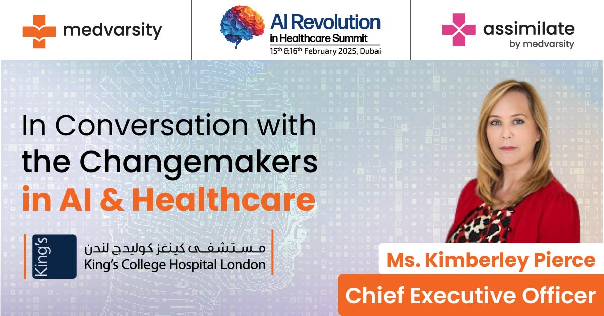 In Conversation with Changemakers in AI & Healthcare by Ms. Kimberley Pierce