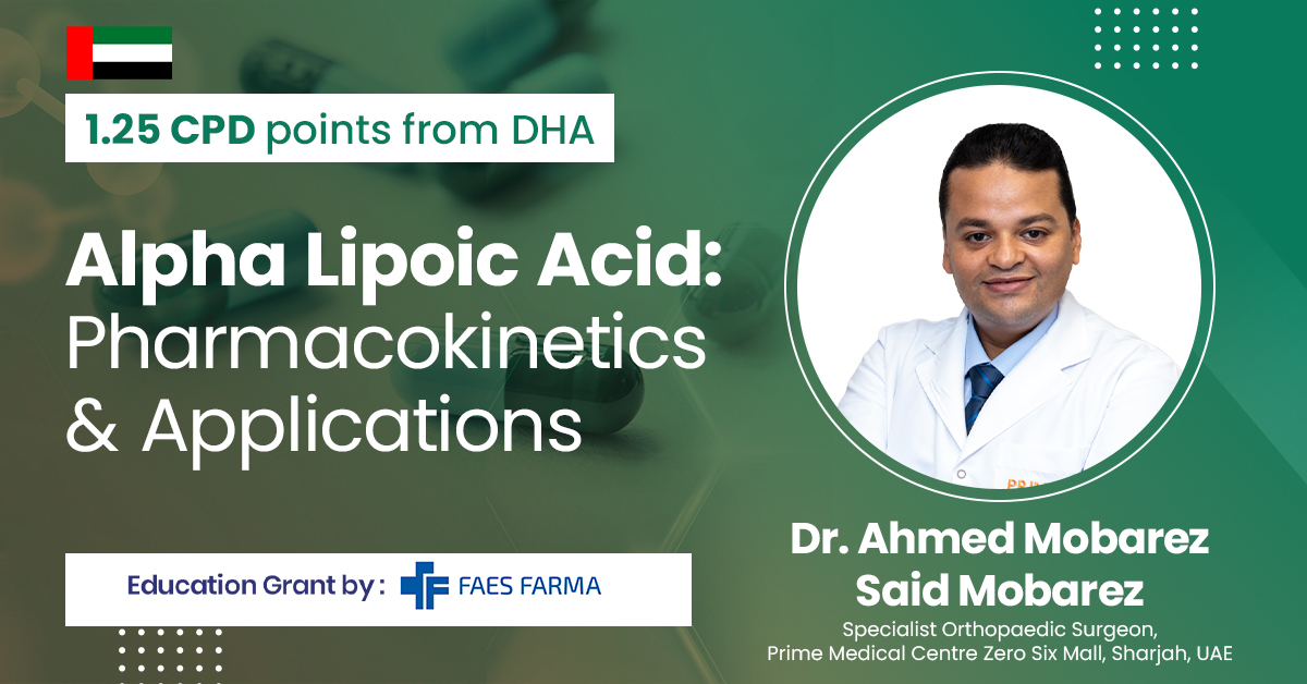 Alpha Lipoic Acid: Pharmacokinetics & Applications