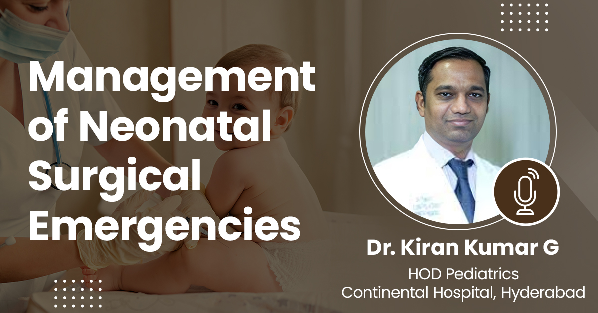 Management of Neonatal Surgical Emergencies